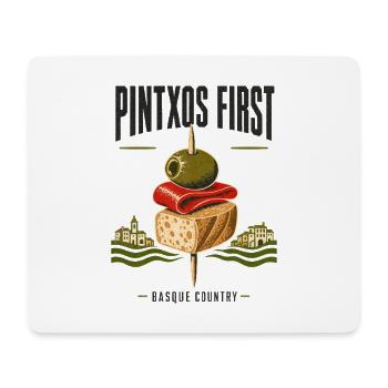 Pintxos First Basque Country Bilbao Travel Souveni - Mouse Pad (horizontal) - white - Front