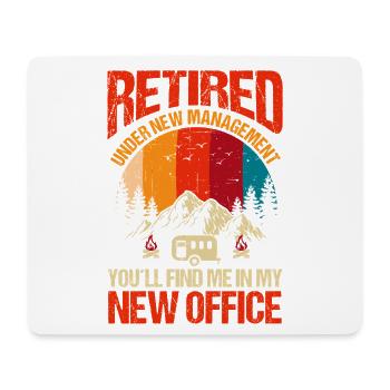 Camping Bonfire Camp Life Forest Camper - Mousepad (Querformat) - Weiß - Vorne