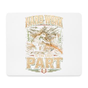 Fire Brigade Fire Brigade Groups Hard Work Is Easy Part - Mouse Pad (horizontal) - white - Front