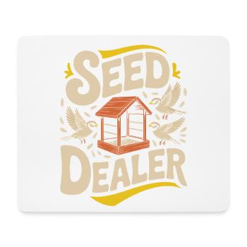 Seed Dealer Vogelhaus - Mousepad (Querformat) - Weiß - Vorne