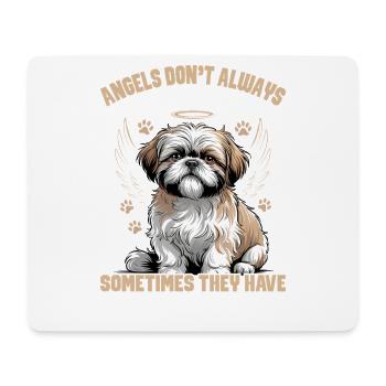 Shih Tzu Dog Breed - Mouse Pad (horizontal) - white - Front