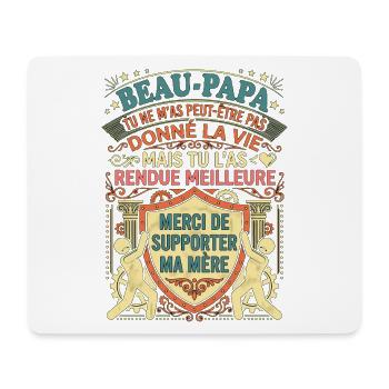 Cadeau Beau-papa Drôle Vintage Fête des Pères - Tapis de souris (format paysage) - blanc - Devant