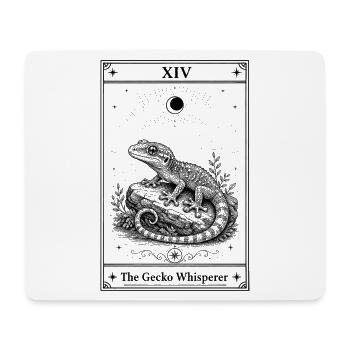 The Gecko Whisperer | Tarot Card - Mouse Pad (horizontal) - white - Front