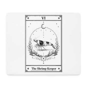 The Shrimp Keeper | Aquarium Tarot - Mouse Pad (horizontal) - white - Front