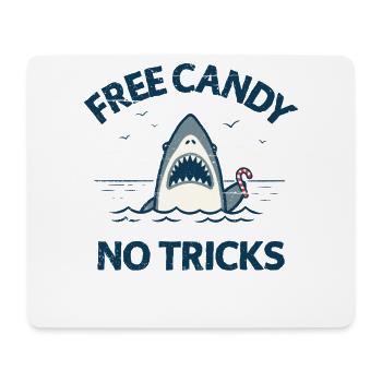 Free Candy No Tricks Shark - Mouse Pad (horizontal) - white - Front