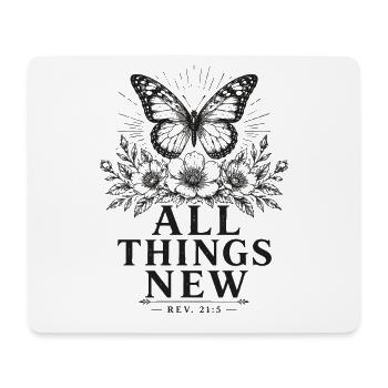 Alles Neue - Mousepad (Querformat) - Weiß - Vorne