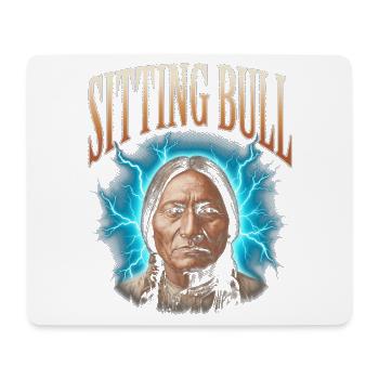 Sitting Bull - Mouse Pad (horizontal) - white - Front
