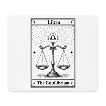 Libra | Tarot card zodiac sign - Mouse Pad (horizontal) - white - Front