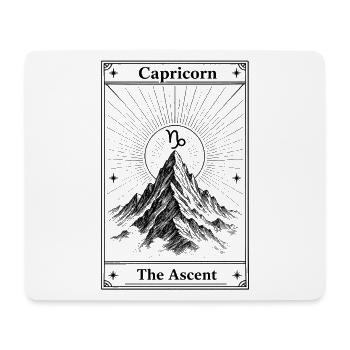 Capricorn | Tarot card zodiac sign - Mouse Pad (horizontal) - white - Front