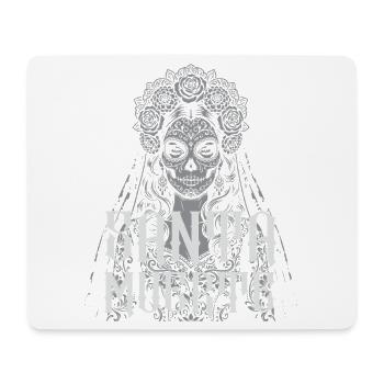 Santa Muerte Skull Bride - Mouse Pad (horizontal) - white - Front