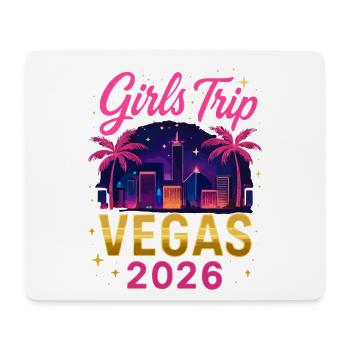 Girls Trip Vegas 2026 - Mousepad (Querformat) - Weiß - Vorne