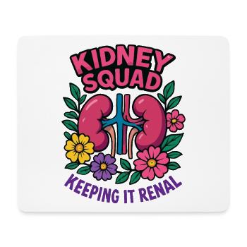Kidney Squad Keeping It Renal - Mousepad (Querformat) - Weiß - Vorne