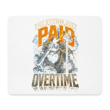 Leitungsmonteur Freileitungsmonteur - Mousepad (Querformat) - Weiß - Vorne