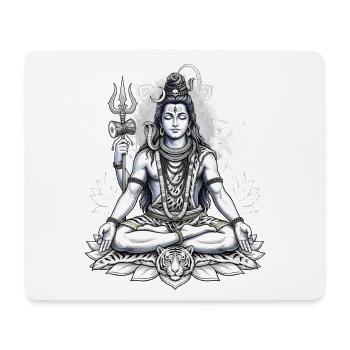 Hindu Gott Shiva Hindu Gott - Mousepad (Querformat) - Weiß - Vorne