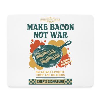 Breakfast Bacon Lovers Funny Brunch Coffee Food - Mouse Pad (horizontal) - white - Front