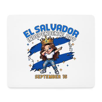 El Salvador Independence September 15 Salvadoran - Mouse Pad (horizontal) - white - Front