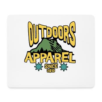 Outdoors Apparel Mountain Logo 2019 - Mouse Pad (horizontal) - white - Front
