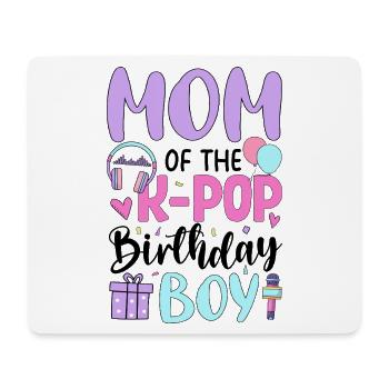 Maman du garçon anniversaire de la K-Pop - Tapis de souris (format paysage) - blanc - Devant