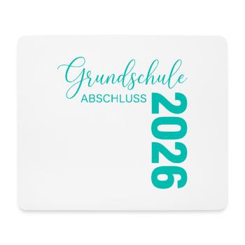 Grundschule Abschluss 2023 Jubiläum - Mousepad (Querformat) - Weiß - Vorne