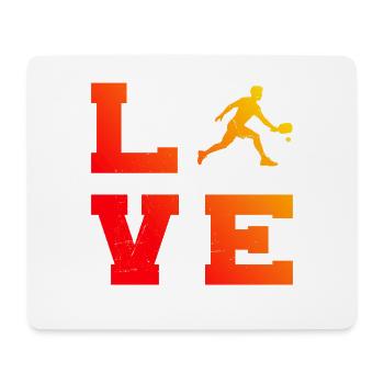 Les fans de pickleball et les joueurs de pickleball vont de pair - Tapis de souris (format paysage) - blanc - Devant