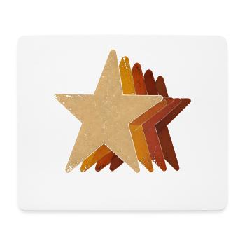 Star Star Stack Star Silhouette Stars - Mouse Pad (horizontal) - white - Front