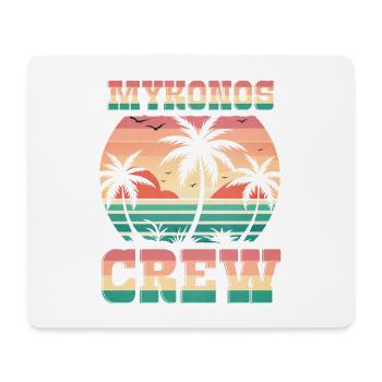 Mykonos Crew - Mouse Pad (horizontal) - white - Front