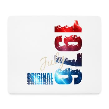 50. Geburtstag Geschenk Original Juli 1976 - Mousepad (Querformat) - Weiß - Vorne