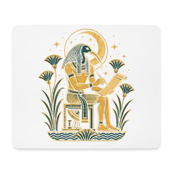 Thoth Moon Scribe - Tapis de souris (format paysage) - blanc - Devant