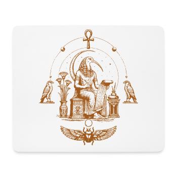 Thoth Scribe - Tapis de souris (format paysage) - blanc - Devant