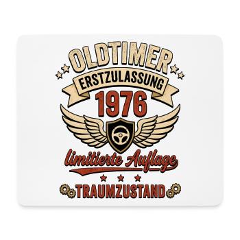 Oldtimer 1976 Limitierte Auflage 50 Jahre  - Mousepad (Querformat) - Weiß - Vorne