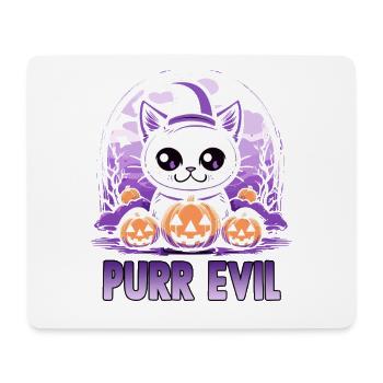 Kawaii Neko Anime Halloween Cat Club - Mouse Pad (horizontal) - white - Front