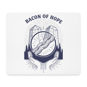 Café brunch drôle de Bacon Breakfast Of Hope - Tapis de souris (format paysage) - blanc - Devant
