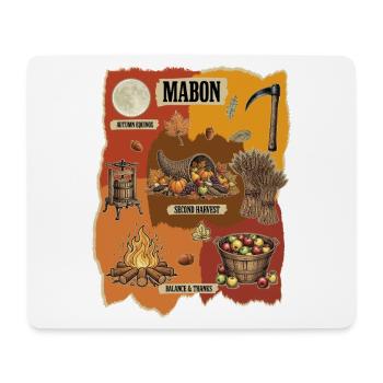 Mabon Deuxième Roue de la Récolte de l’Année Automne - Tapis de souris (format paysage) - blanc - Devant