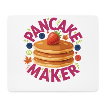 Breakfast Pancake Funny Brunch Coffee Breakfast - Mouse Pad (horizontal) - white - Front