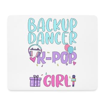 Danseuse de soutien de The K-Pop Birthday Girl - Tapis de souris (format paysage) - blanc - Devant