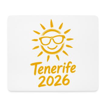 Sun Tenerife 2026 Motif - Tapis de souris (format paysage) - blanc - Devant