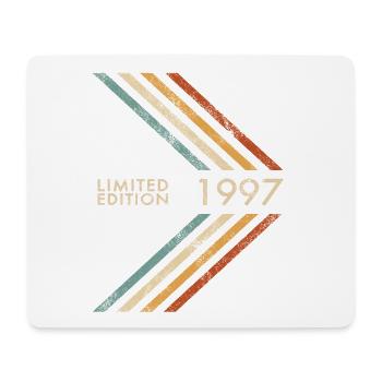 1997 Édition limitée Anniversaire Homme Femme Rétro - Tapis de souris (format paysage) - blanc - Devant