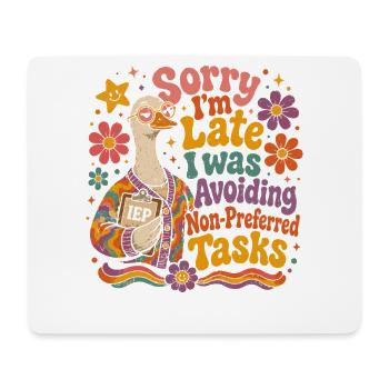 IEP Humor | AESH Teacher - Mouse Pad (horizontal) - white - Front