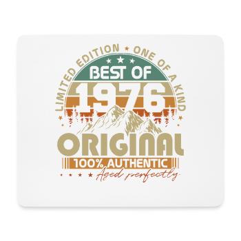 Original 1976 Jahrgang Vintage Retro Geburtstag  - Mousepad (Querformat) - Weiß - Vorne