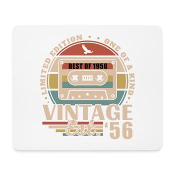 70 Years 1956 Vintage Retro Birthday Gift - Mouse Pad (horizontal) - white - Front