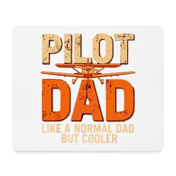 Pilote Papa Pilote Cool Pilot - Tapis de souris (format paysage) - blanc - Devant