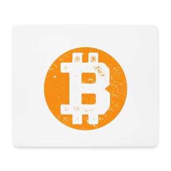 Bitcoin - Zeit für Plan B - Krypto Geschenk - Mousepad (Querformat) - Weiß - Vorne