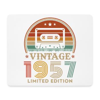 70 Years 1957 Vintage Retro Birthday Gift - Mouse Pad (horizontal) - white - Front