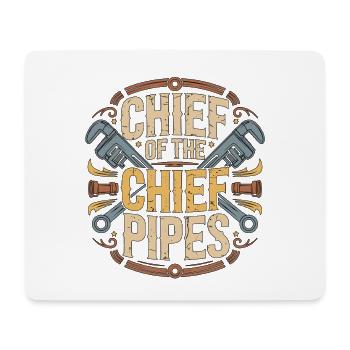 Master Plumber Chief Of The Journeyman Plumber - Mousepad (Querformat) - Weiß - Vorne