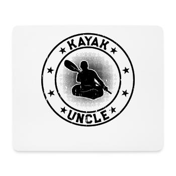 Kayak Uncle Kayaking Uncle - Mousepad (Querformat) - Weiß - Vorne