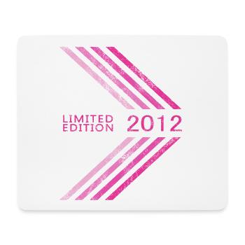 2012 Limited Edition Geburtstag Mädchen - Mousepad (Querformat) - Weiß - Vorne
