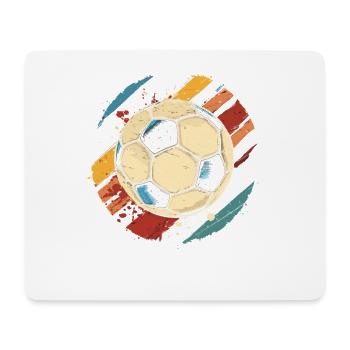 Vintage Football - Tapis de souris (format paysage) - blanc - Devant