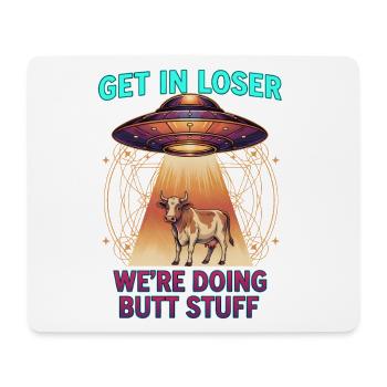 Lustiges Meme, Verlierer, wir machen Po-Sachen - Mousepad (Querformat) - Weiß - Vorne