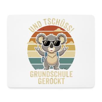 Und Tschuess Grundschule Rocked - Mousepad (Querformat) - Weiß - Vorne