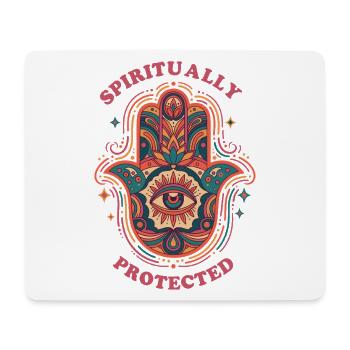 Spirituality Spiritually Protected Sacred Geometry - Mouse Pad (horizontal) - white - Front